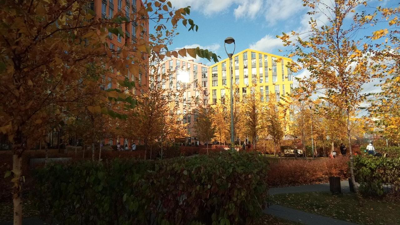 Positive Smile Studio Apartment In The Colorful Comfort Town Residental Complex. Kt-06. Kijów Zewnętrze zdjęcie